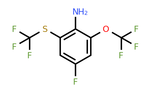 1806383-99-2 | 4-Fluoro-2-trifluoromethoxy-6-(trifluoromethylthio)aniline