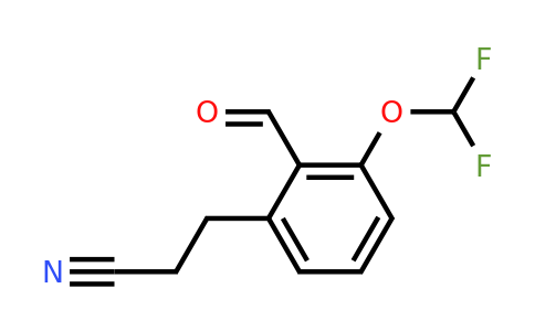 1806384-30-4 | 3-(Difluoromethoxy)-2-formylphenylpropanenitrile