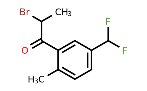 1806384-56-4 | 2-Bromo-1-(5-(difluoromethyl)-2-methylphenyl)propan-1-one