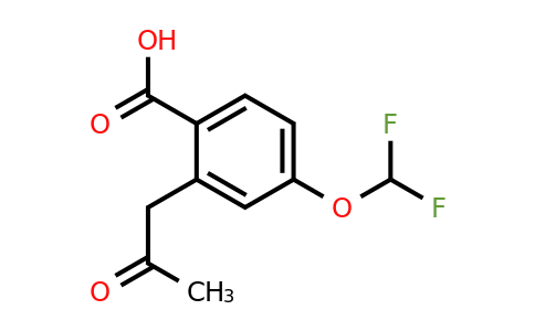 1806384-61-1 | 4-(Difluoromethoxy)-2-(2-oxopropyl)benzoic acid