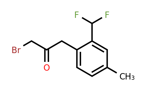 1806384-99-5 | 1-Bromo-3-(2-(difluoromethyl)-4-methylphenyl)propan-2-one