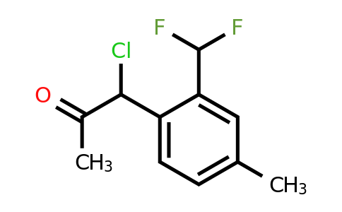 1806385-08-9 | 1-Chloro-1-(2-(difluoromethyl)-4-methylphenyl)propan-2-one