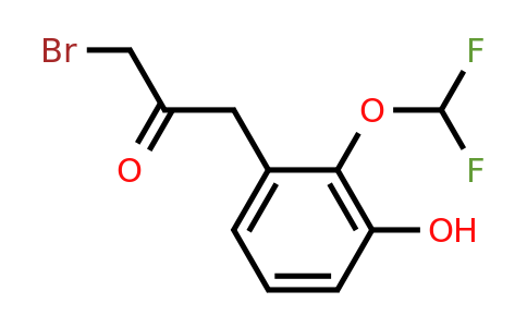 1806385-44-3 | 1-Bromo-3-(2-(difluoromethoxy)-3-hydroxyphenyl)propan-2-one