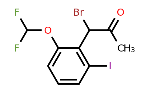 1806385-64-7 | 1-Bromo-1-(2-(difluoromethoxy)-6-iodophenyl)propan-2-one