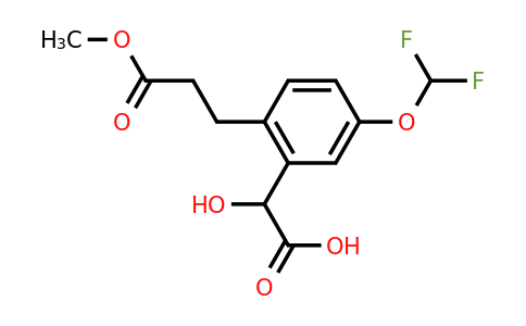 1806385-74-9 | 5-(Difluoromethoxy)-2-(3-methoxy-3-oxopropyl)mandelic acid