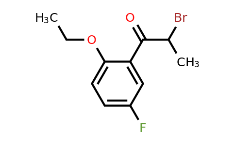 1806385-98-7 | 2-Bromo-1-(2-ethoxy-5-fluorophenyl)propan-1-one