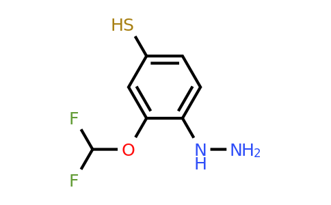 1806385-99-8 | 3-(Difluoromethoxy)-4-hydrazinylthiophenol