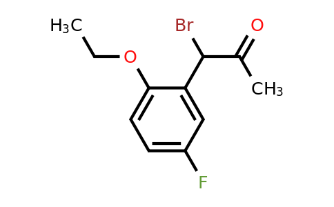 1806386-39-9 | 1-Bromo-1-(2-ethoxy-5-fluorophenyl)propan-2-one
