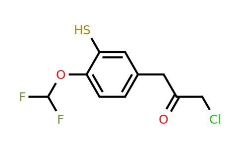 1806386-62-8 | 1-Chloro-3-(4-(difluoromethoxy)-3-mercaptophenyl)propan-2-one