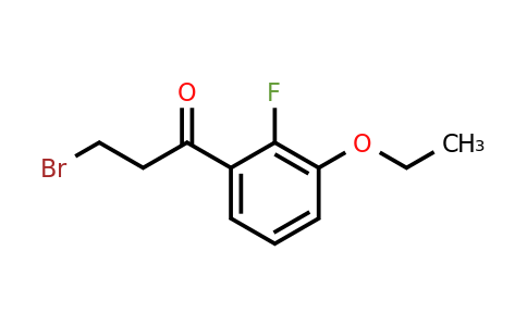 1806386-64-0 | 3-Bromo-1-(3-ethoxy-2-fluorophenyl)propan-1-one