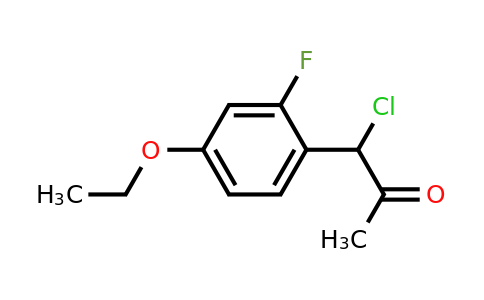 1-Chloro-1-(4-ethoxy-2-fluorophenyl)propan-2-one