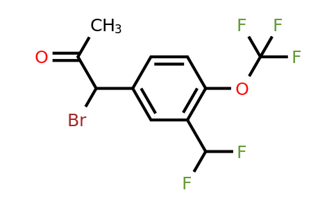 1806387-10-9 | 1-Bromo-1-(3-(difluoromethyl)-4-(trifluoromethoxy)phenyl)propan-2-one