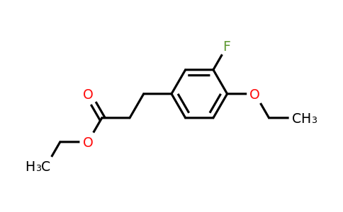1806387-23-4 | Ethyl 4-ethoxy-3-fluorophenylpropanoate