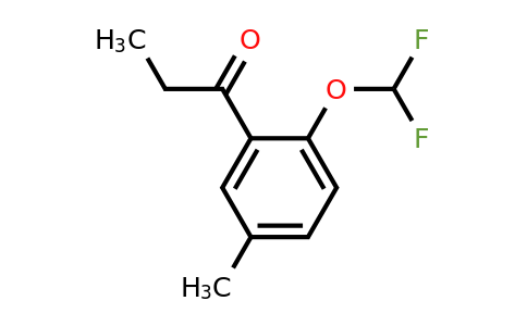 1806387-25-6 | 1-(2-(Difluoromethoxy)-5-methylphenyl)propan-1-one