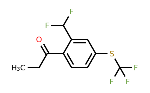 1806387-66-5 | 1-(2-(Difluoromethyl)-4-(trifluoromethylthio)phenyl)propan-1-one