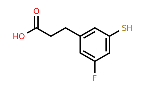 1806388-12-4 | 3-Fluoro-5-mercaptophenylpropanoic acid