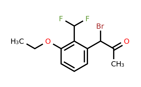 1806388-72-6 | 1-Bromo-1-(2-(difluoromethyl)-3-ethoxyphenyl)propan-2-one