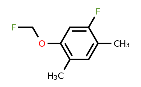 1806389-84-3 | 1,5-Dimethyl-2-fluoro-4-(fluoromethoxy)benzene