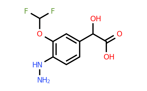1806390-35-1 | 3-(Difluoromethoxy)-4-hydrazinylmandelic acid
