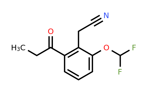 1806390-74-8 | 2-(Difluoromethoxy)-6-propionylphenylacetonitrile