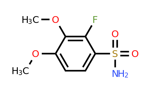 1806390-80-6 | 3,4-Dimethoxy-2-fluorobenzenesulfonamide