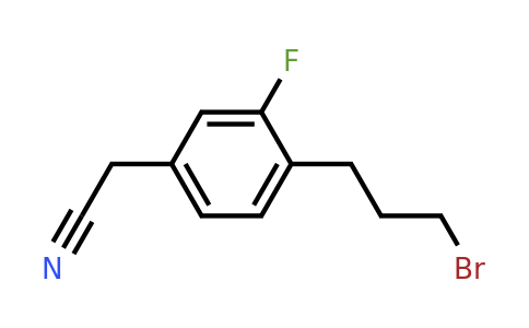 1806390-84-0 | 4-(3-Bromopropyl)-3-fluorophenylacetonitrile