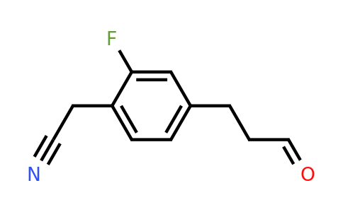 1806390-90-8 | 2-Fluoro-4-(3-oxopropyl)phenylacetonitrile