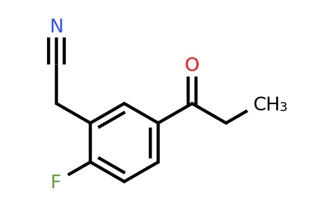 1806391-03-6 | 2-Fluoro-5-propionylphenylacetonitrile