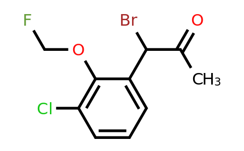 1806391-35-4 | 1-Bromo-1-(3-chloro-2-(fluoromethoxy)phenyl)propan-2-one
