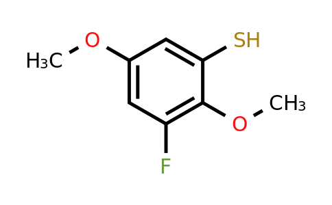1806391-37-6 | 2,5-Dimethoxy-3-fluorothiophenol