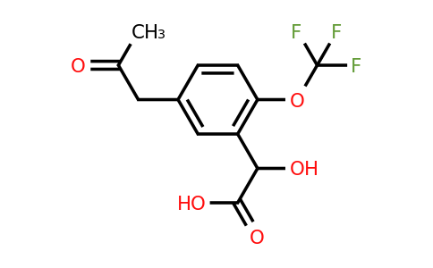1806391-39-8 | 5-(2-Oxopropyl)-2-(trifluoromethoxy)mandelic acid
