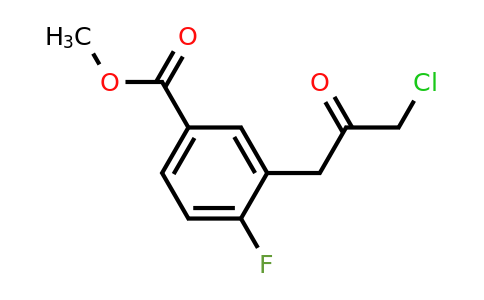 1806391-77-4 | Methyl 3-(3-chloro-2-oxopropyl)-4-fluorobenzoate