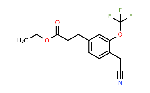 1806391-89-8 | Ethyl 3-(4-(cyanomethyl)-3-(trifluoromethoxy)phenyl)propanoate