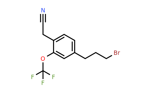 1806391-93-4 | 4-(3-Bromopropyl)-2-(trifluoromethoxy)phenylacetonitrile