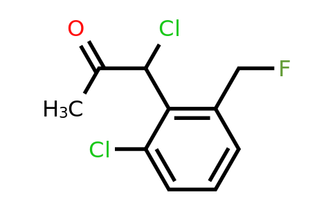 1806392-13-1 | 1-Chloro-1-(2-chloro-6-(fluoromethyl)phenyl)propan-2-one