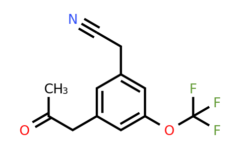1806392-32-4 | 3-(2-Oxopropyl)-5-(trifluoromethoxy)phenylacetonitrile