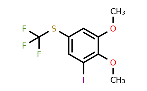 1806392-79-9 | 1,2-Dimethoxy-3-iodo-5-(trifluoromethylthio)benzene