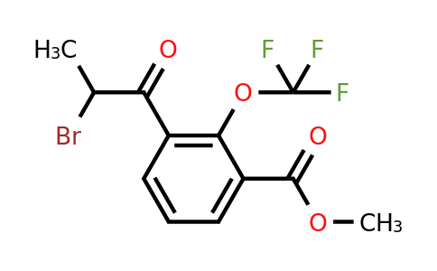 1806392-83-5 | Methyl 3-(2-bromopropanoyl)-2-(trifluoromethoxy)benzoate