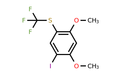 1806392-89-1 | 1,5-Dimethoxy-2-iodo-4-(trifluoromethylthio)benzene