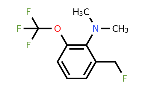 1806392-95-9 | 1-Dimethylamino-2-fluoromethyl-6-(trifluoromethoxy)benzene