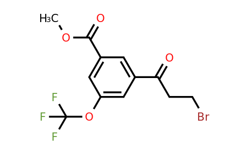 1806392-97-1 | Methyl 3-(3-bromopropanoyl)-5-(trifluoromethoxy)benzoate