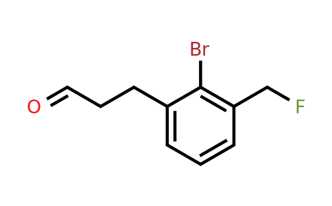 1806393-13-4 | 3-(2-Bromo-3-(fluoromethyl)phenyl)propanal