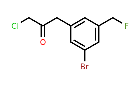 1806393-53-2 | 1-(3-Bromo-5-(fluoromethyl)phenyl)-3-chloropropan-2-one