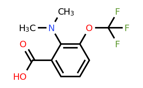 1806393-60-1 | 2-Dimethylamino-3-(trifluoromethoxy)benzoic acid