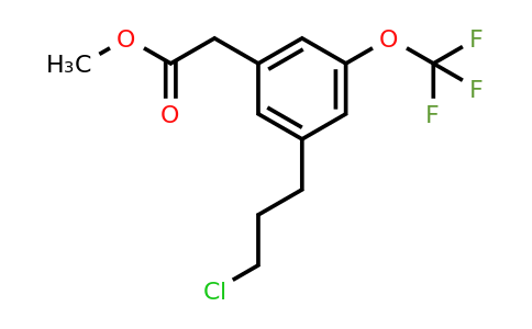 1806393-95-2 | Methyl 3-(3-chloropropyl)-5-(trifluoromethoxy)phenylacetate