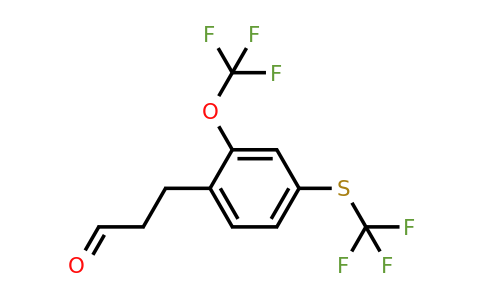 1806394-02-4 | 3-(2-(Trifluoromethoxy)-4-(trifluoromethylthio)phenyl)propanal