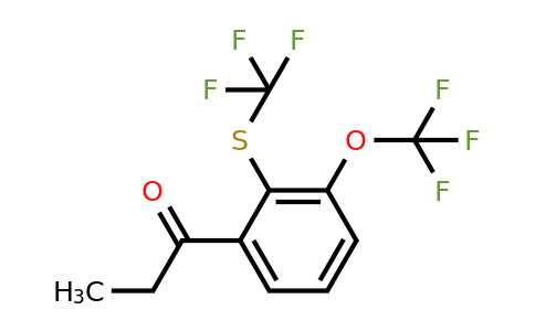 1806394-16-0 | 1-(3-(Trifluoromethoxy)-2-(trifluoromethylthio)phenyl)propan-1-one