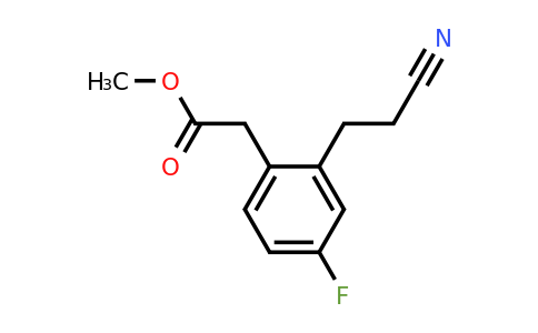 1806394-80-8 | Methyl 2-(2-cyanoethyl)-4-fluorophenylacetate