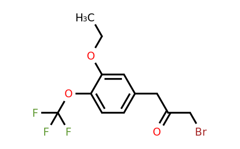 1806394-81-9 | 1-Bromo-3-(3-ethoxy-4-(trifluoromethoxy)phenyl)propan-2-one