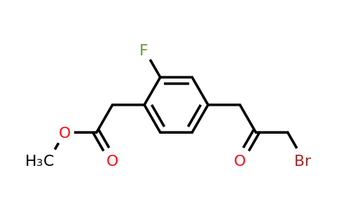 1806395-12-9 | Methyl 4-(3-bromo-2-oxopropyl)-2-fluorophenylacetate
